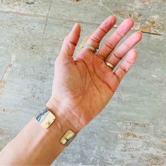 SOLD ♥️ Navajo ♥️ Robert Yellowhorse Sterling Silver & Turquoise Cuff - Picture 4 of 14